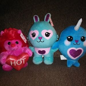 Heart Plushies